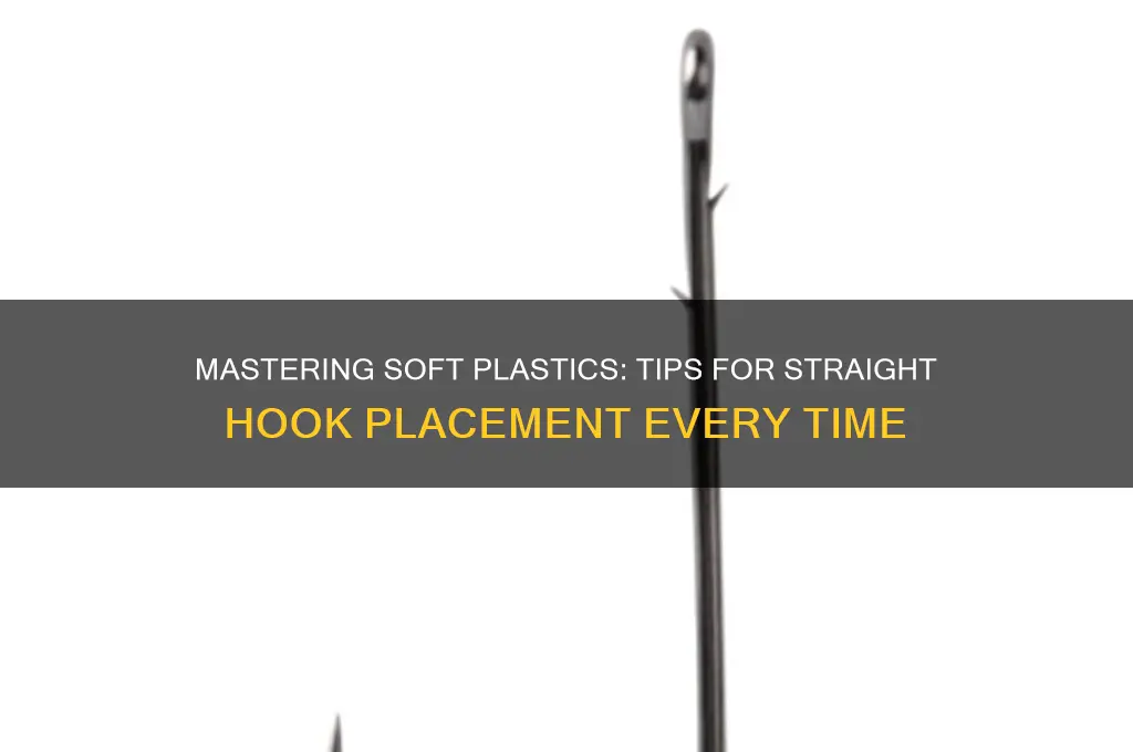 how to get soft plastics on hook straight