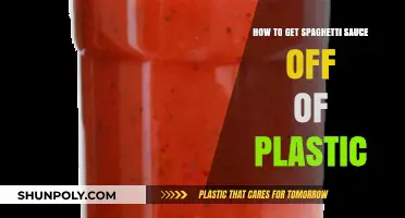 Effective Ways to Remove Spaghetti Sauce Stains from Plastic Surfaces