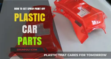 Effective Methods to Remove Spray Paint from Plastic Car Parts