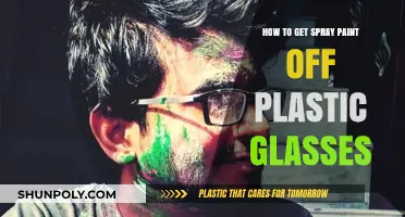 Effective Methods to Remove Spray Paint from Plastic Glasses Easily