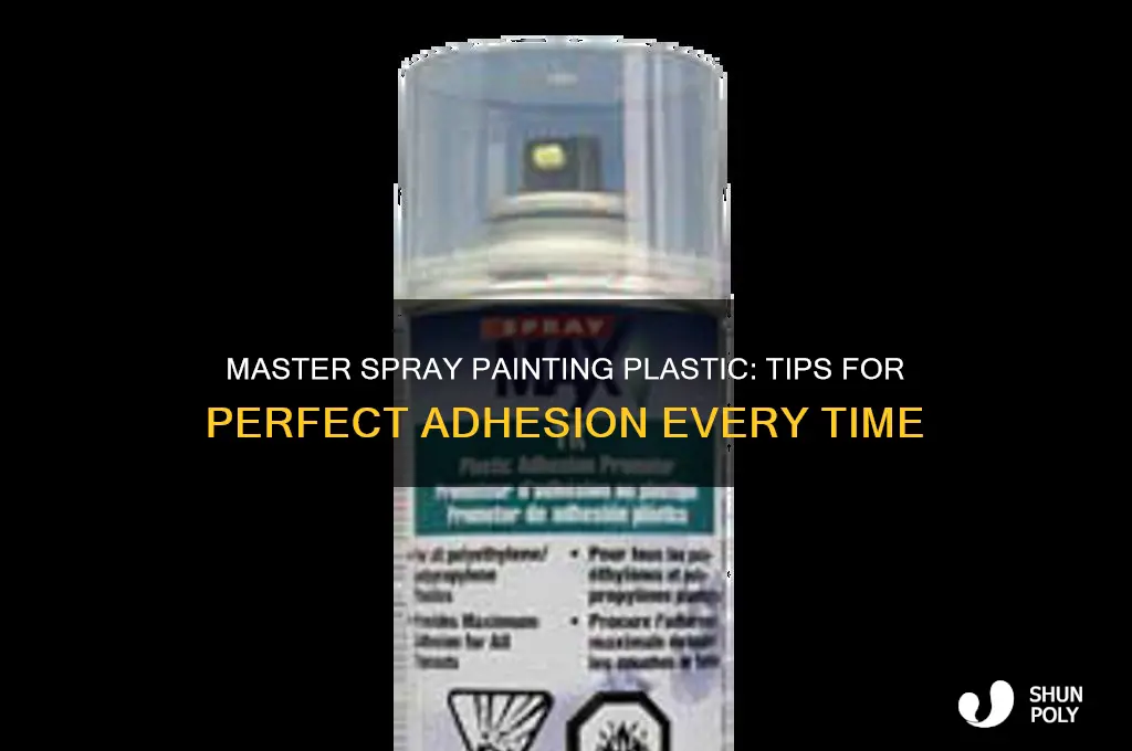 how to get spray paint to adhere to plastic
