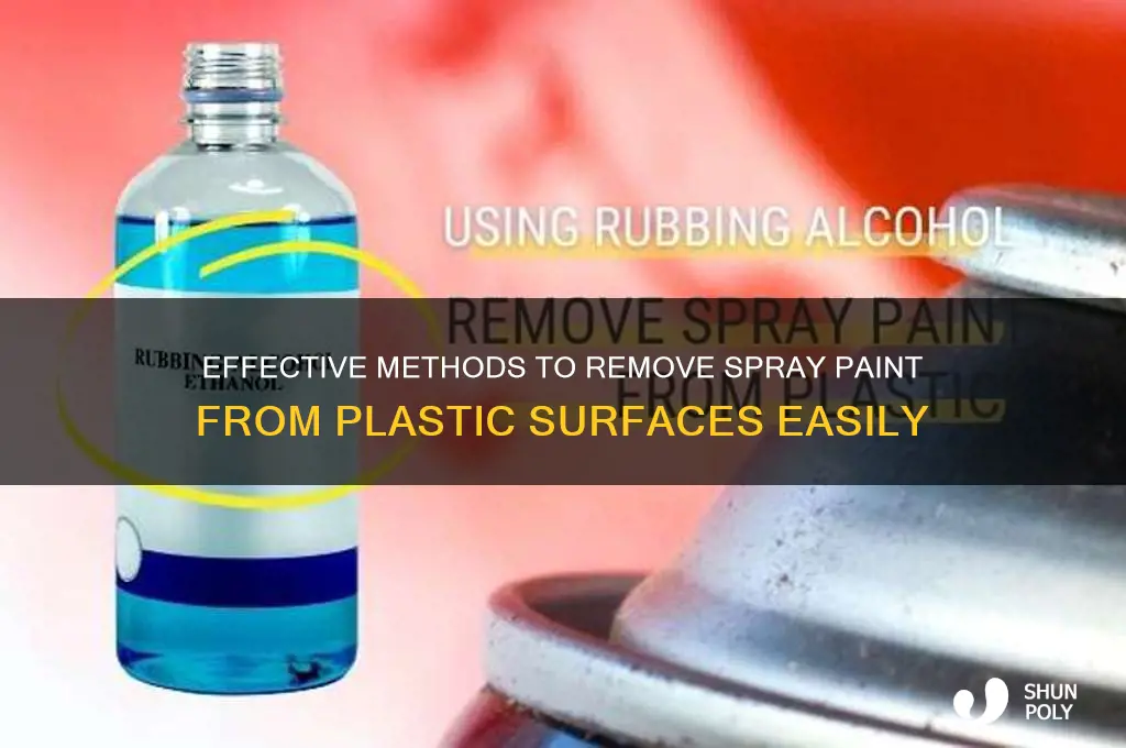 how to get spraypaint off plastic