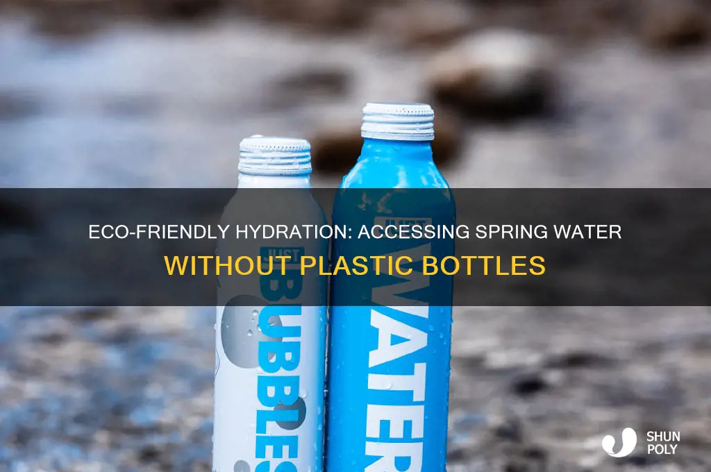 how to get spring water without plastic