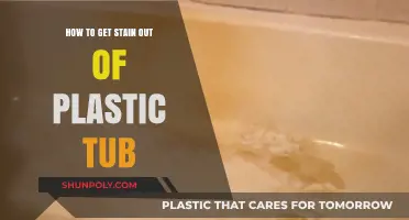 Effective Tips to Remove Stubborn Stains from Your Plastic Tub