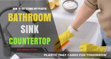 Effective Tips to Remove Stains from Plastic Bathroom Sink Countertops