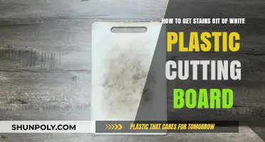 Effective Tips to Remove Stains from White Plastic Cutting Boards