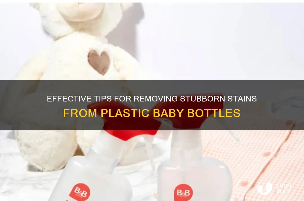 how to get stains out of plastic baby bottles