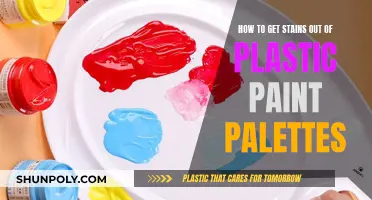 Effective Ways to Remove Stains from Plastic Paint Palettes