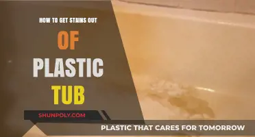 Effective Tips to Remove Stubborn Stains from Your Plastic Tub