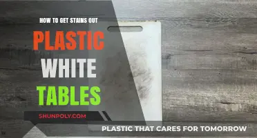 Effective Tips to Remove Stains from White Plastic Tables Easily