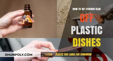 Easy Ways to Remove Sticker Glue from Plastic Dishes