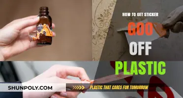 Effective Ways to Remove Sticker Goo from Plastic Surfaces Easily