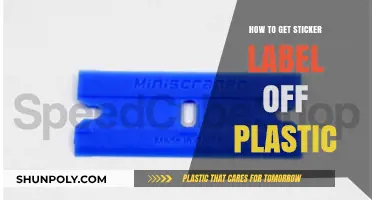 Effective Methods to Remove Sticker Labels from Plastic Surfaces Easily