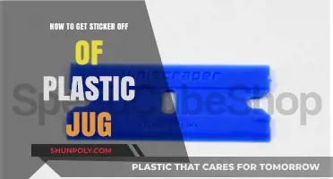 Easy Tips to Remove Stickers from Plastic Jugs Without Residue