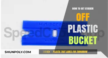 Easy Tips to Remove Stickers from Plastic Buckets Without Residue