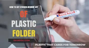 Effective Ways to Remove Sticker Residue from Plastic Folders Easily