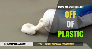 Effective Ways to Remove Sticker Residue from Plastic Surfaces Easily