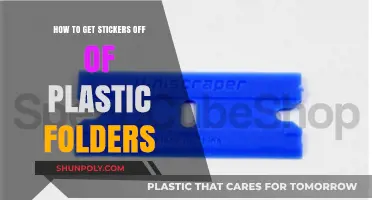 Effective Methods to Remove Stickers from Plastic Folders Easily