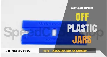 Easy Ways to Remove Stickers from Plastic Jars Without Residue