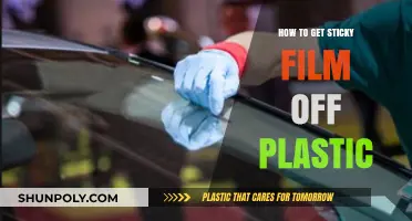 Effective Methods to Remove Sticky Film from Plastic Surfaces Easily