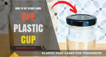 Easy Tips to Remove Sticky Labels from Plastic Cups Effortlessly