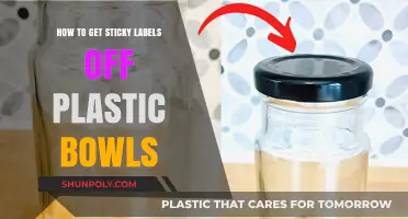 Effective Ways to Remove Sticky Labels from Plastic Bowls Easily