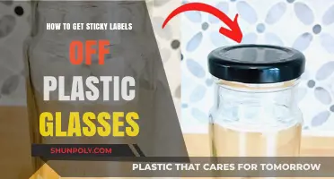 Easy Tips to Remove Sticky Labels from Plastic Glasses Effortlessly