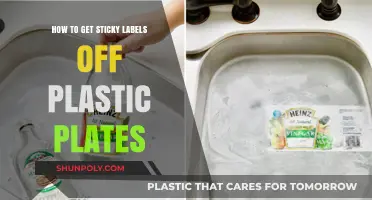 Effortless Tips to Remove Sticky Labels from Plastic Plates