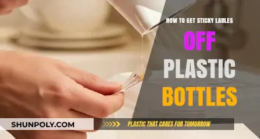 Effective Ways to Remove Sticky Labels from Plastic Bottles Easily