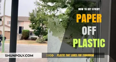Easy Tips to Remove Sticky Paper Residue from Plastic Surfaces
