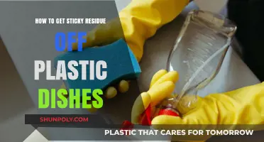 Effective Ways to Remove Sticky Residue from Plastic Dishes Easily