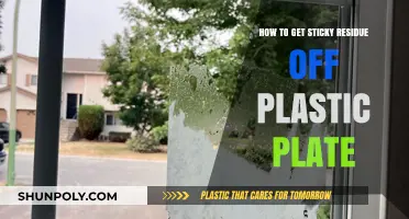 Effective Ways to Remove Sticky Residue from Plastic Plates Easily