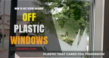 Effective Ways to Remove Sticky Residue from Plastic Windows Easily