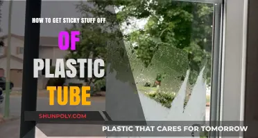 Effective Methods to Remove Sticky Residue from Plastic Tubes Easily