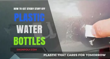 Effective Ways to Remove Sticky Residue from Plastic Water Bottles