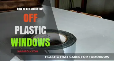 Removing Sticky Tape Residue from Plastic Windows: Quick and Easy Tips