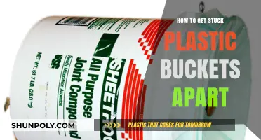 Quick Fixes: Separating Stuck Plastic Buckets with Ease