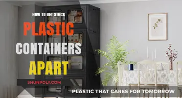 Quick Fixes: Separating Stuck Plastic Containers Easily and Safely