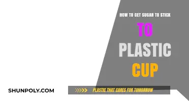 Easy DIY Trick: Making Sugar Stick to Plastic Cups Effortlessly