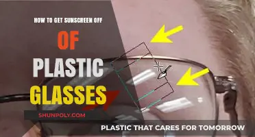 Effective Ways to Remove Sunscreen from Plastic Glasses Easily