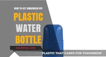 Effective Ways to Remove Sunscreen Stains from Plastic Water Bottles