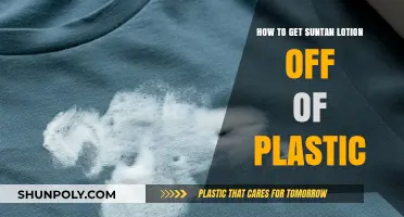 Effective Methods to Remove Suntan Lotion Stains from Plastic Surfaces