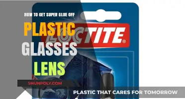 Quick Fix: Removing Super Glue from Plastic Glasses Lenses Easily