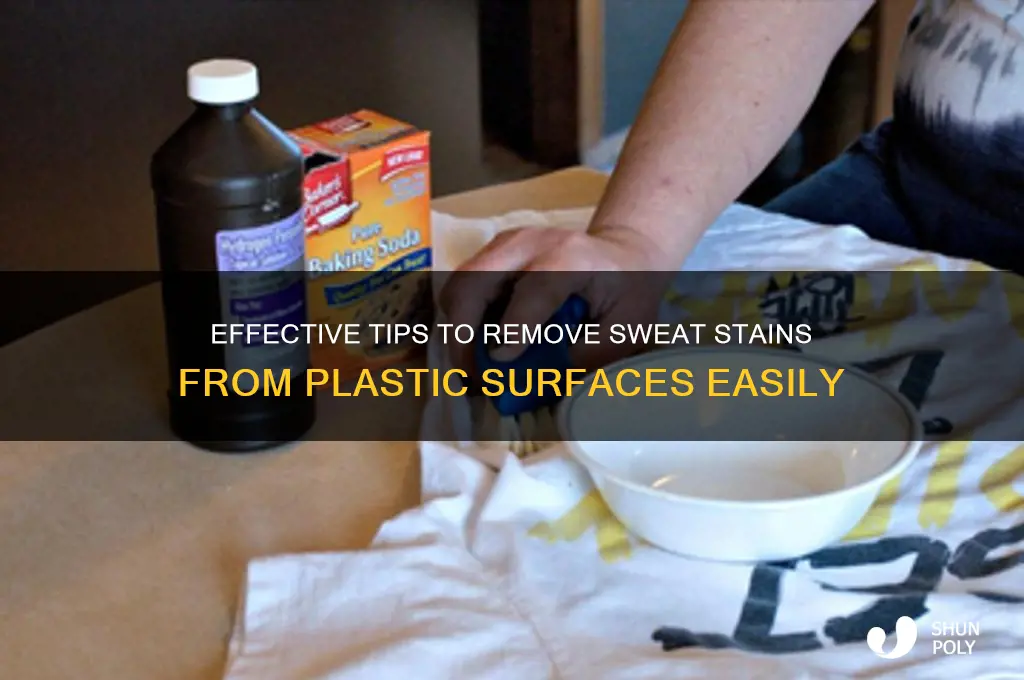 how to get sweat stains out of plastic