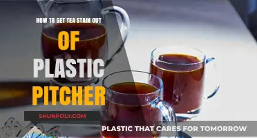 Effective Ways to Remove Tea Stains from Plastic Pitchers