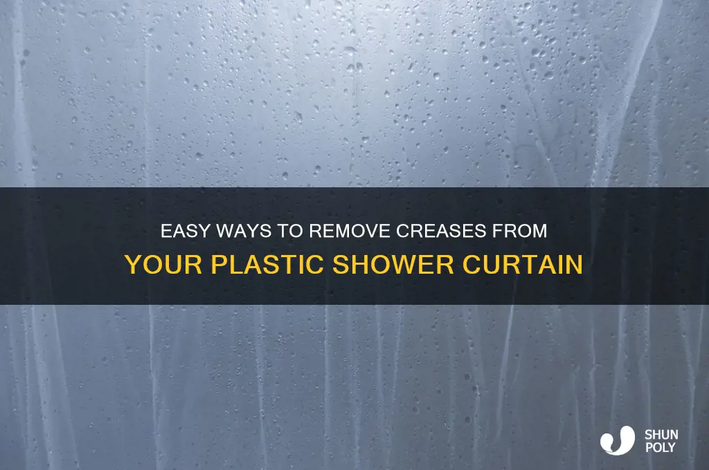how to get the creases out of plastic shower curtain