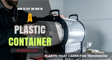 Keif Retrieval: Plastic Container Techniques