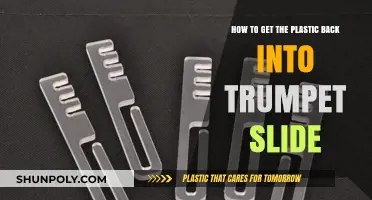 Fixing Trumpet Slide Issues: Reinserting Plastic for Smooth Playability