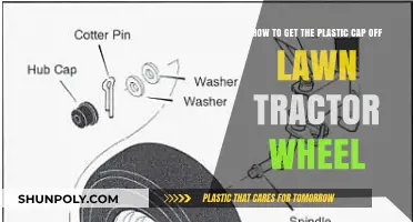 Easy Steps to Remove Plastic Cap from Lawn Tractor Wheel