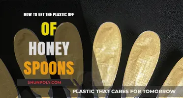 Easy Tips to Remove Plastic Wrap from Honey Spoons